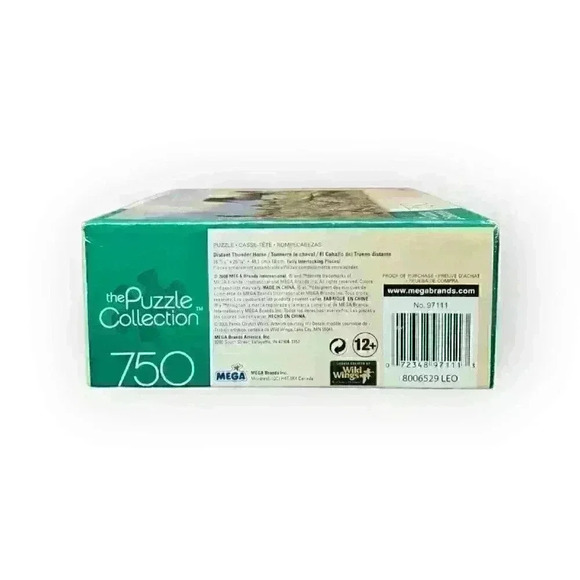 Mega Puzzle Collection "Distant Thunder Horse" 750 Piece Jigsaw Puzzle SEALED - Picture 4 of 6